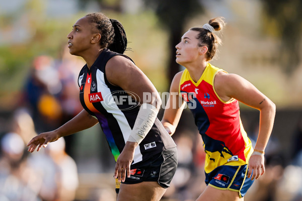 AFLW 2024 Round 08 - Collingwood v Adelaide - A-55391382