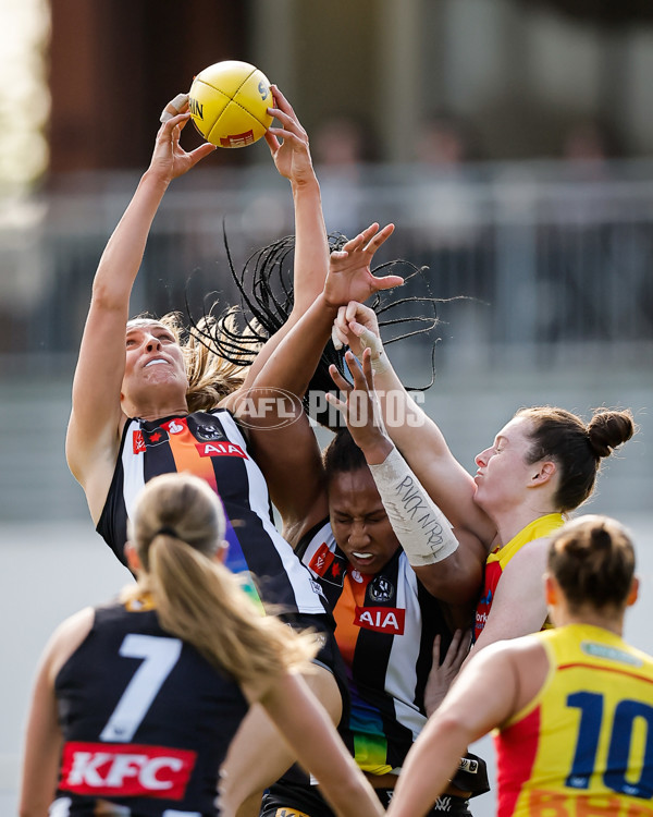 AFLW 2024 Round 08 - Collingwood v Adelaide - A-55391384