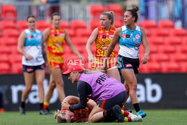 AFLW 2024 Round 09 - Gold Coast v Yartapuulti - A-55470376