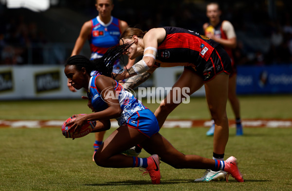 AFLW 2024 Round 09 - Western Bulldogs v Euro-Yroke - A-55488237