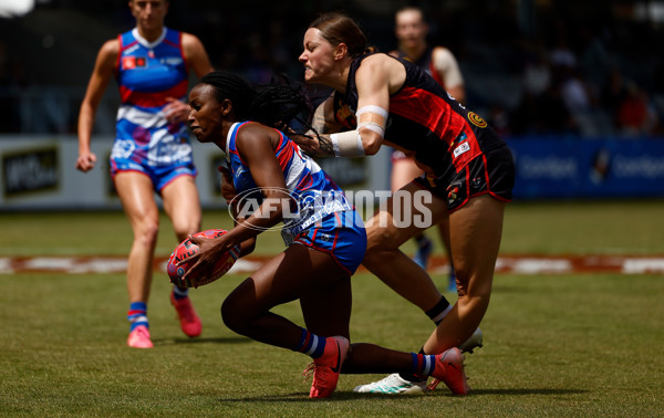 AFLW 2024 Round 09 - Western Bulldogs v Euro-Yroke - A-55488241