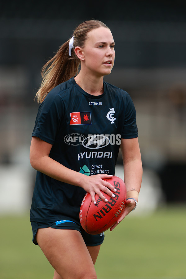 AFLW 2024 Round 09 - Collingwood v Carlton - A-55488282