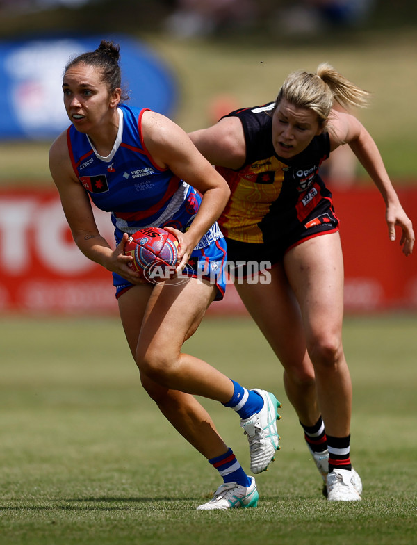 AFLW 2024 Round 09 - Western Bulldogs v Euro-Yroke - A-55489750