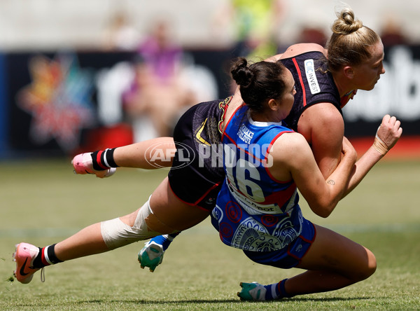 AFLW 2024 Round 09 - Western Bulldogs v Euro-Yroke - A-55489753