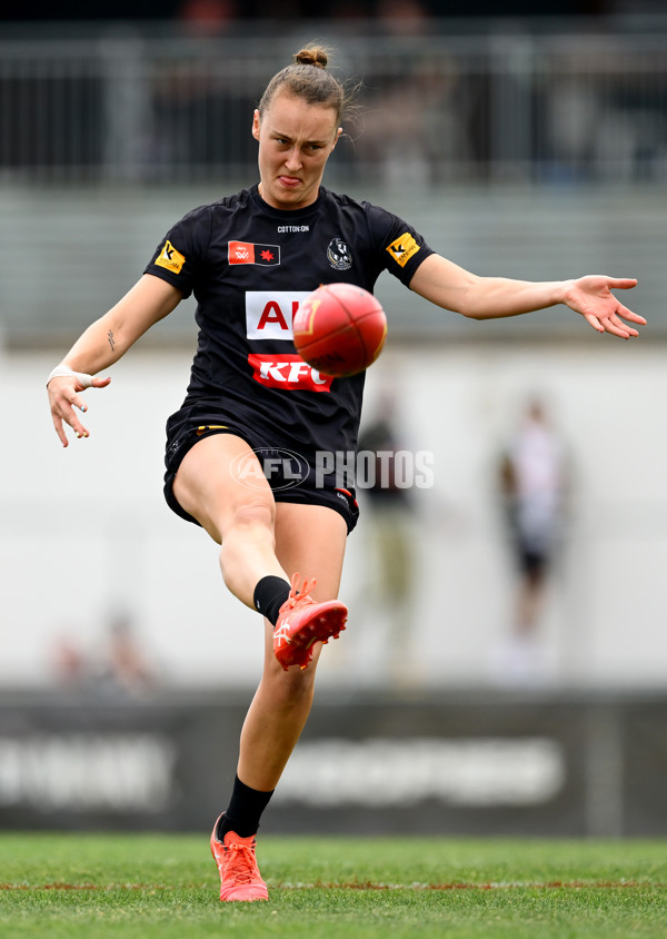 AFLW 2024 Round 09 - Collingwood v Carlton - A-55489772