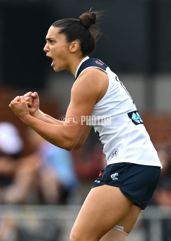 AFLW 2024 Round 09 - Collingwood v Carlton - A-55489789