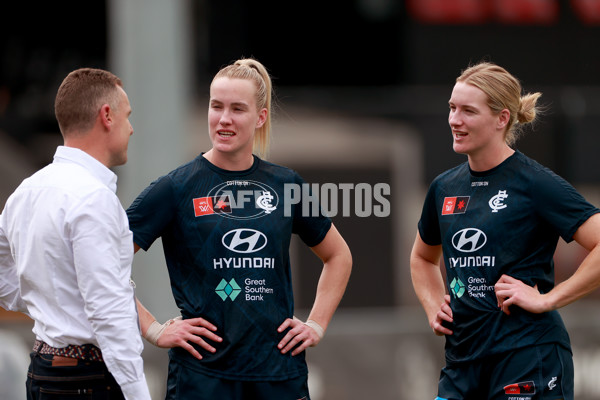 AFLW 2024 Round 09 - Collingwood v Carlton - A-55490830