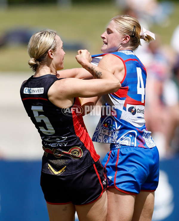 AFLW 2024 Round 09 - Western Bulldogs v Euro-Yroke - A-55490849