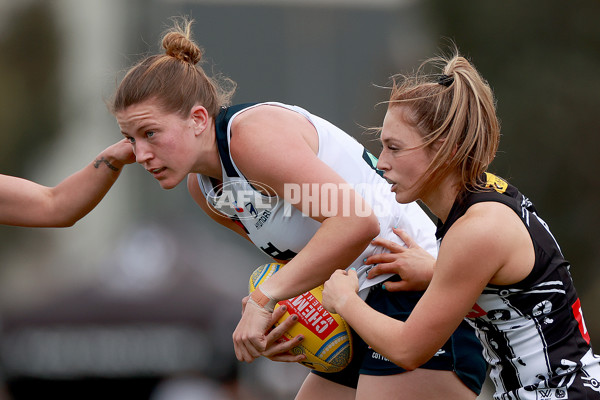 AFLW 2024 Round 09 - Collingwood v Carlton - A-55492075