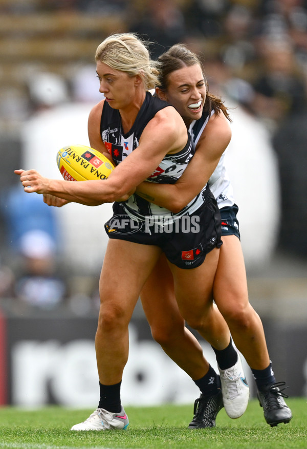 AFLW 2024 Round 09 - Collingwood v Carlton - A-55493397