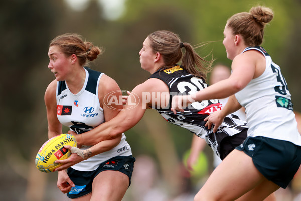 AFLW 2024 Round 09 - Collingwood v Carlton - A-55493408