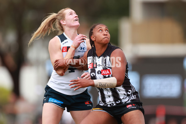 AFLW 2024 Round 09 - Collingwood v Carlton - A-55493413