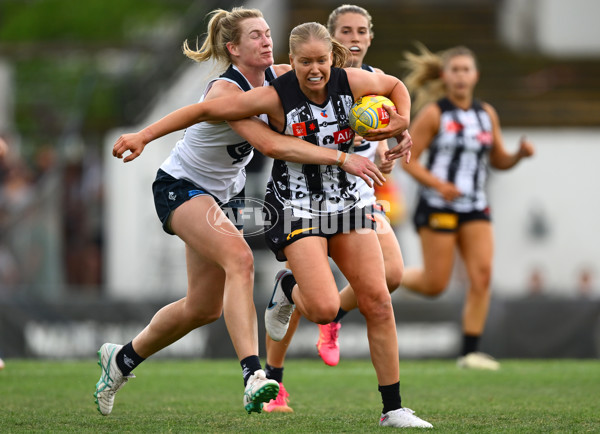 AFLW 2024 Round 09 - Collingwood v Carlton - A-55493417