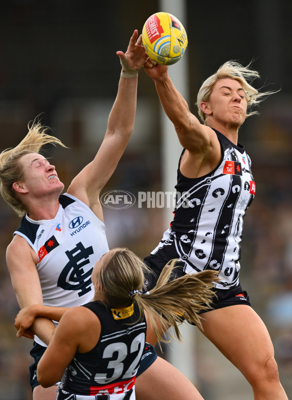 AFLW 2024 Round 09 - Collingwood v Carlton - A-55495163