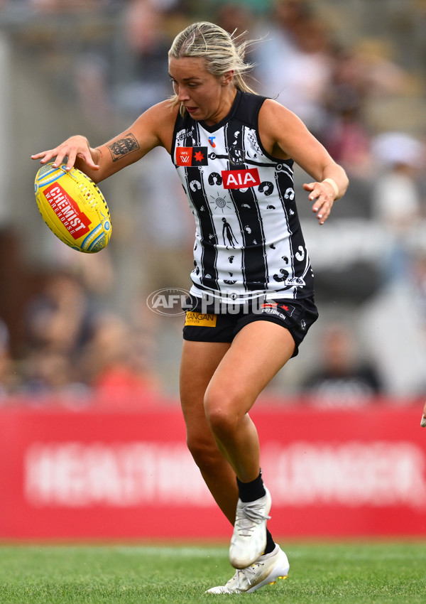 AFLW 2024 Round 09 - Collingwood v Carlton - A-55495210