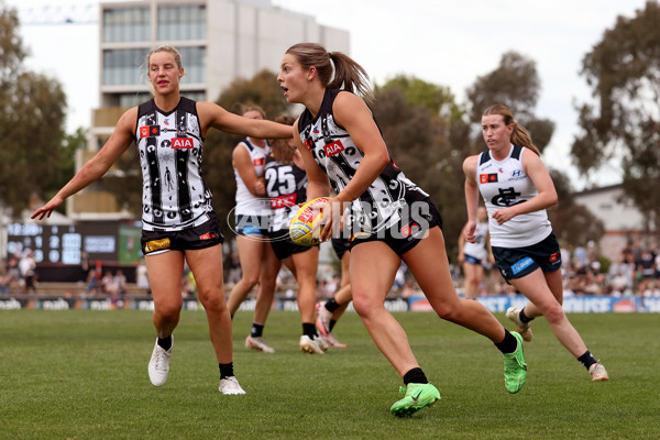 AFLW 2024 Round 09 - Collingwood v Carlton - A-55495770