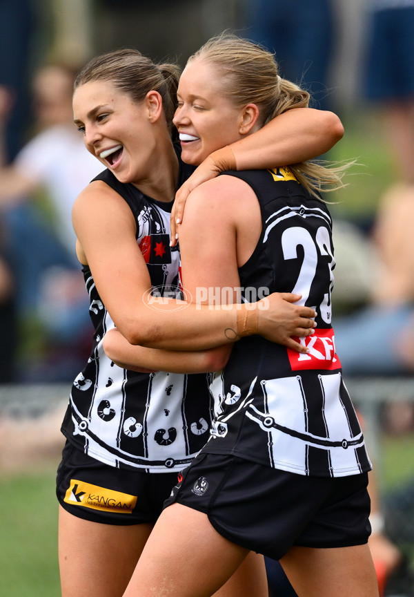 AFLW 2024 Round 09 - Collingwood v Carlton - A-55495787