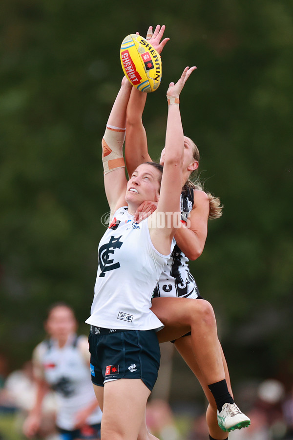 AFLW 2024 Round 09 - Collingwood v Carlton - A-55497836