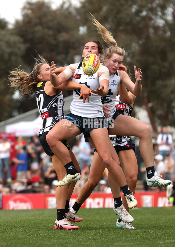 AFLW 2024 Round 09 - Collingwood v Carlton - A-55497867