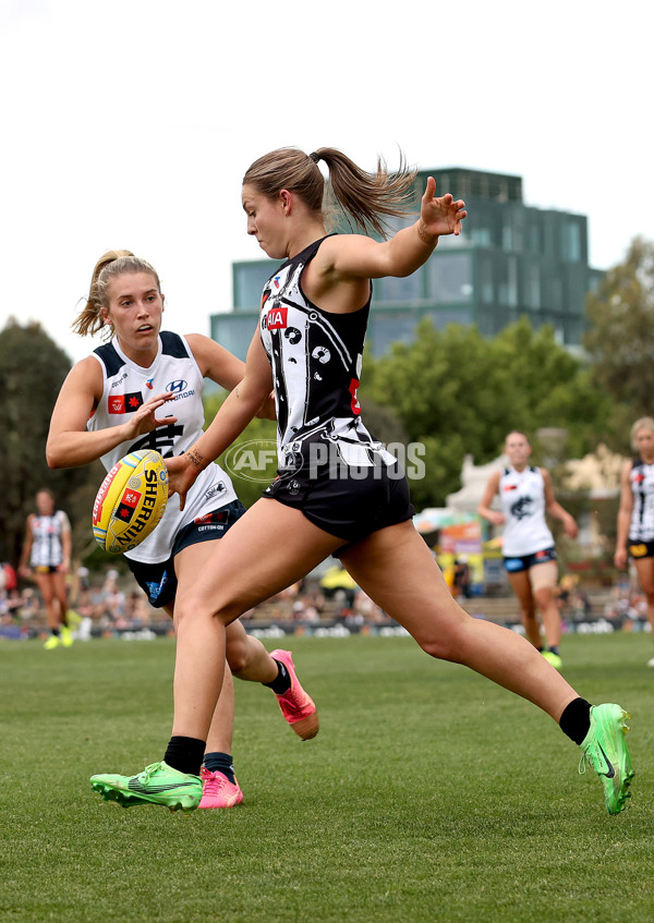 AFLW 2024 Round 09 - Collingwood v Carlton - A-55503856