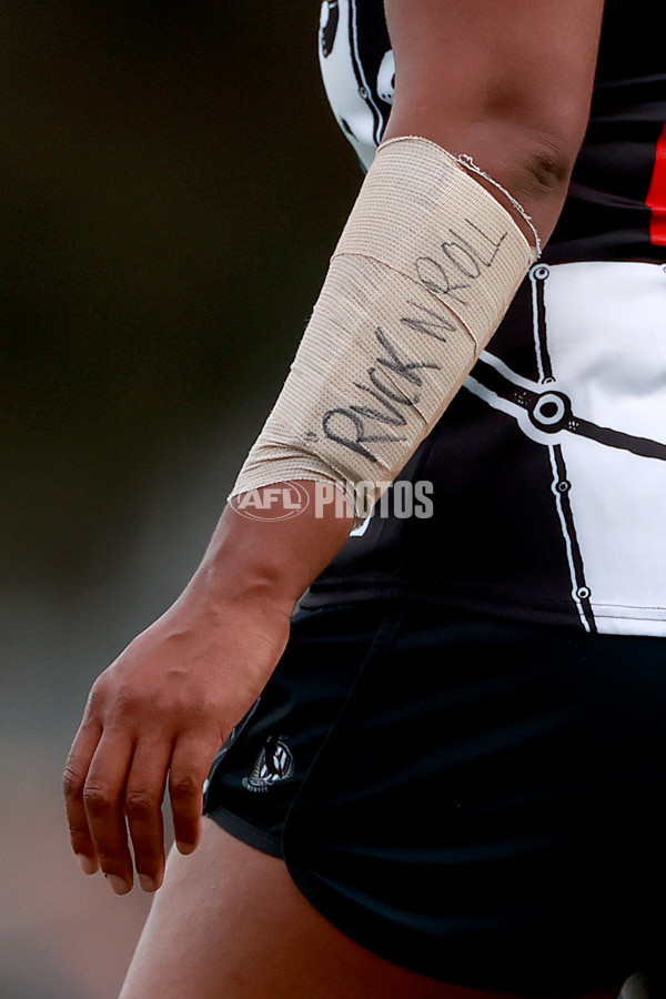 AFLW 2024 Round 09 - Collingwood v Carlton - A-55503870