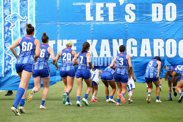 AFLW 2024 Round 10 - North Melbourne v Gold Coast - A-55559793