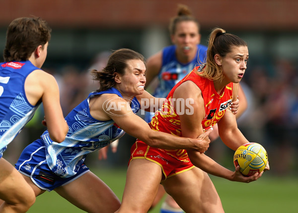 AFLW 2024 Round 10 - North Melbourne v Gold Coast - A-55562077