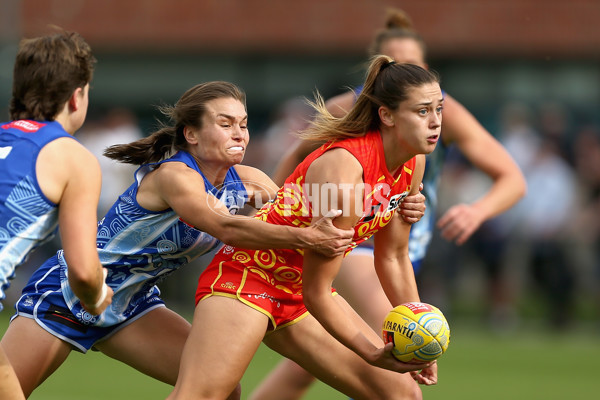 AFLW 2024 Round 10 - North Melbourne v Gold Coast - A-55562078