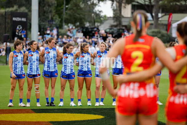 AFLW 2024 Round 10 - North Melbourne v Gold Coast - A-55562429