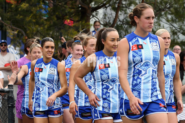 AFLW 2024 Round 10 - North Melbourne v Gold Coast - A-55562436