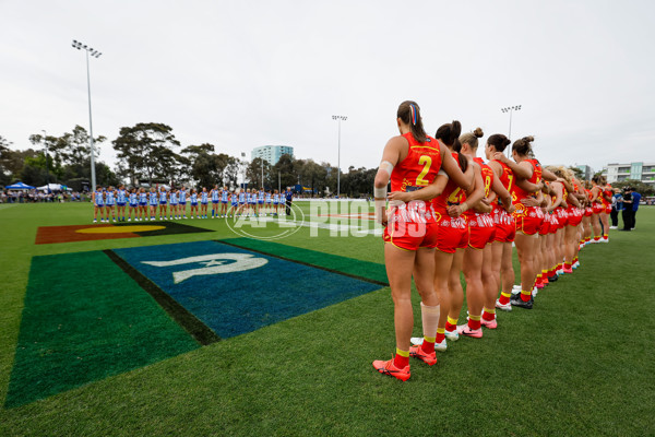 AFLW 2024 Round 10 - North Melbourne v Gold Coast - A-55562438