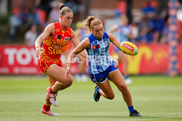 AFLW 2024 Round 10 - North Melbourne v Gold Coast - A-55564483