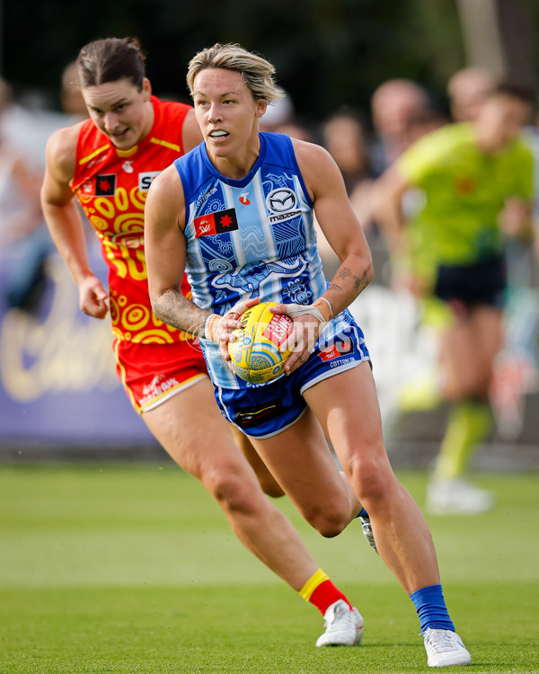 AFLW 2024 Round 10 - North Melbourne v Gold Coast - A-55564499