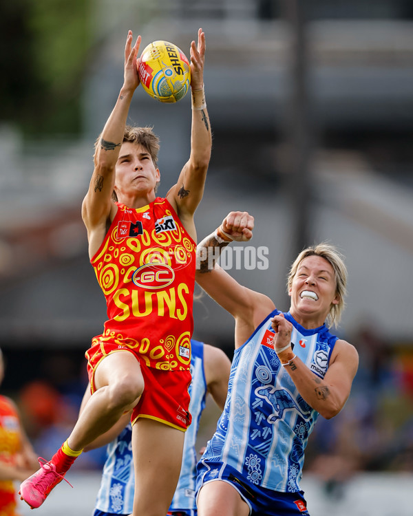 AFLW 2024 Round 10 - North Melbourne v Gold Coast - A-55564500