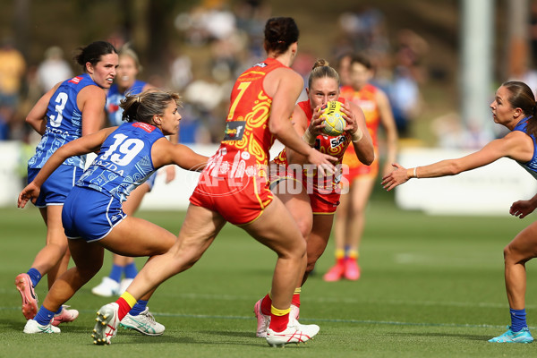 AFLW 2024 Round 10 - North Melbourne v Gold Coast - A-55564514