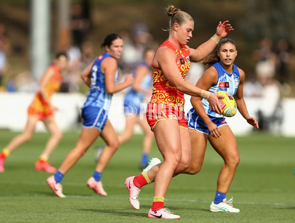 AFLW 2024 Round 10 - North Melbourne v Gold Coast - A-55564532
