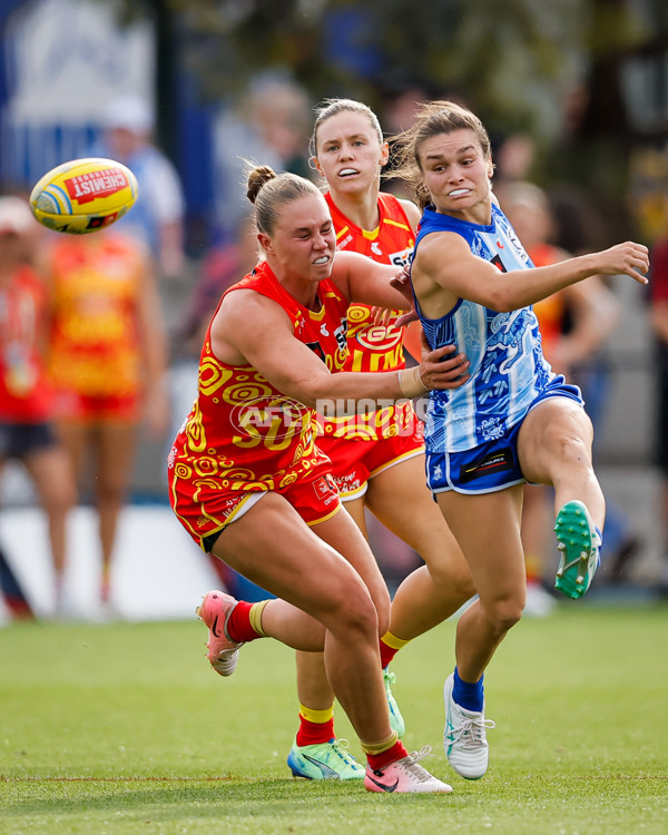 AFLW 2024 Round 10 - North Melbourne v Gold Coast - A-55564975