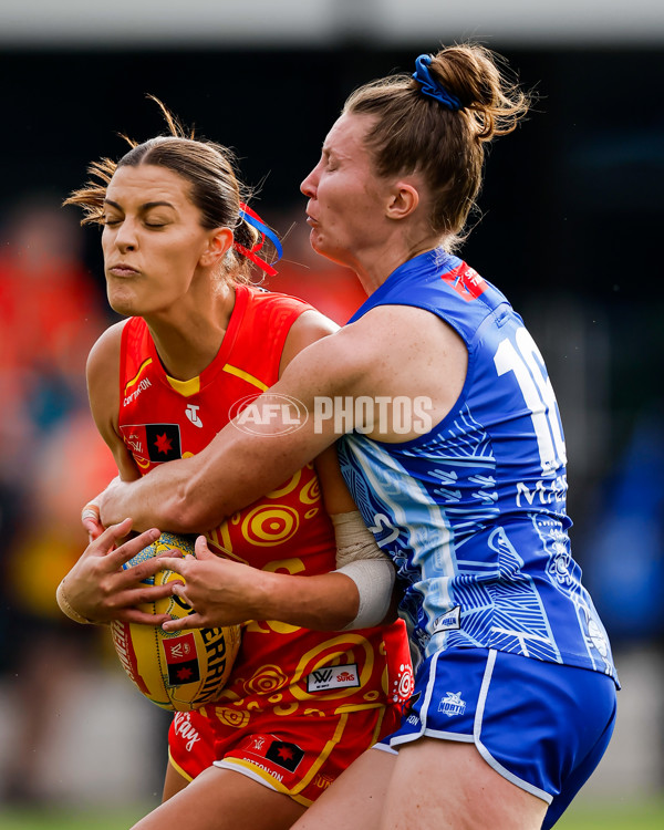 AFLW 2024 Round 10 - North Melbourne v Gold Coast - A-55564981