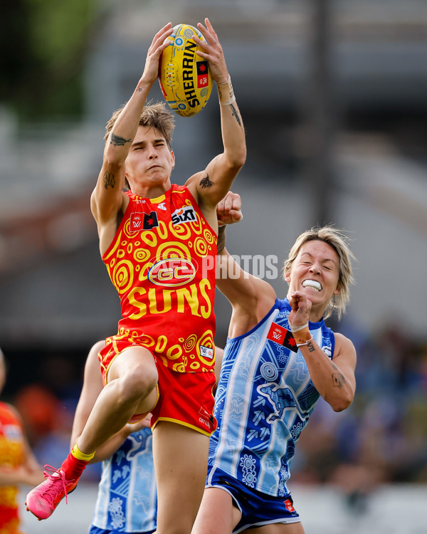 AFLW 2024 Round 10 - North Melbourne v Gold Coast - A-55564996