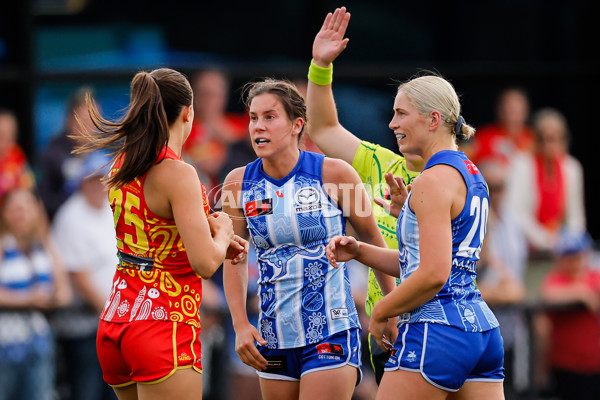 AFLW 2024 Round 10 - North Melbourne v Gold Coast - A-55565026