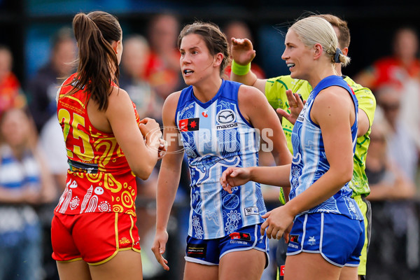 AFLW 2024 Round 10 - North Melbourne v Gold Coast - A-55565027