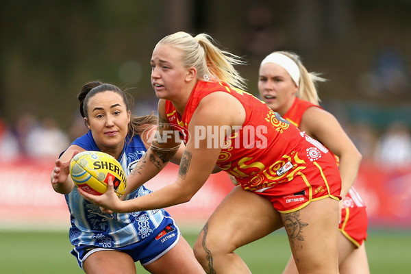 AFLW 2024 Round 10 - North Melbourne v Gold Coast - A-55565035