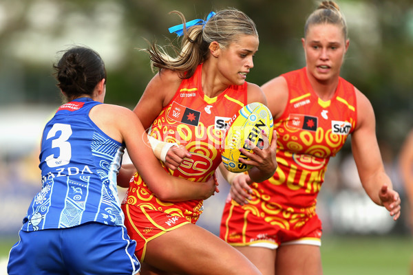 AFLW 2024 Round 10 - North Melbourne v Gold Coast - A-55567892