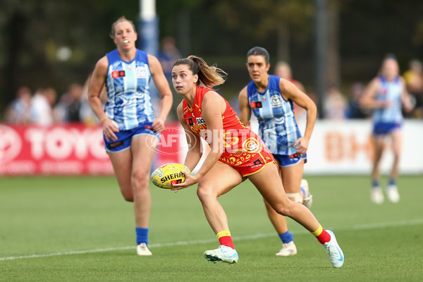 AFLW 2024 Round 10 - North Melbourne v Gold Coast - A-55567914