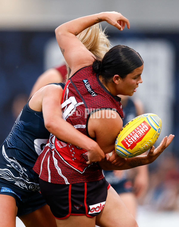 AFLW 2024 Round 10 - Carlton v Essendon - A-55567936