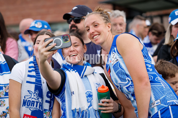 AFLW 2024 Round 10 - North Melbourne v Gold Coast - A-55569393