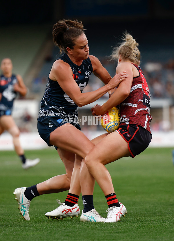 AFLW 2024 Round 10 - Carlton v Essendon - A-55569460