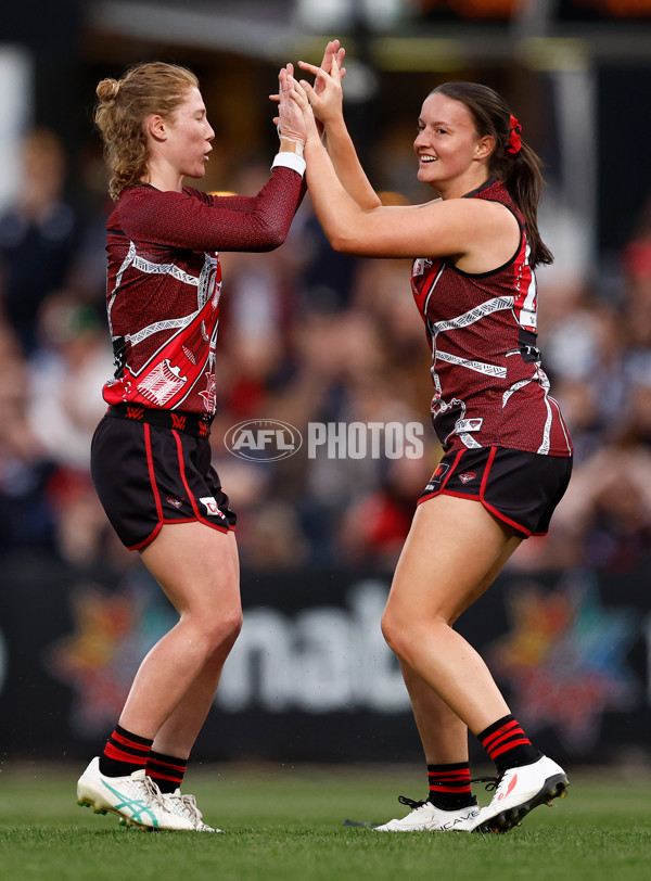 AFLW 2024 Round 10 - Carlton v Essendon - A-55570336