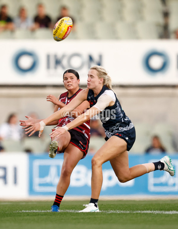 AFLW 2024 Round 10 - Carlton v Essendon - A-55570353