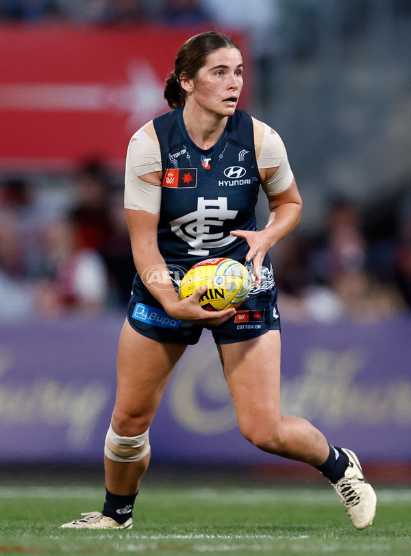 AFLW 2024 Round 10 - Carlton v Essendon - A-55570398